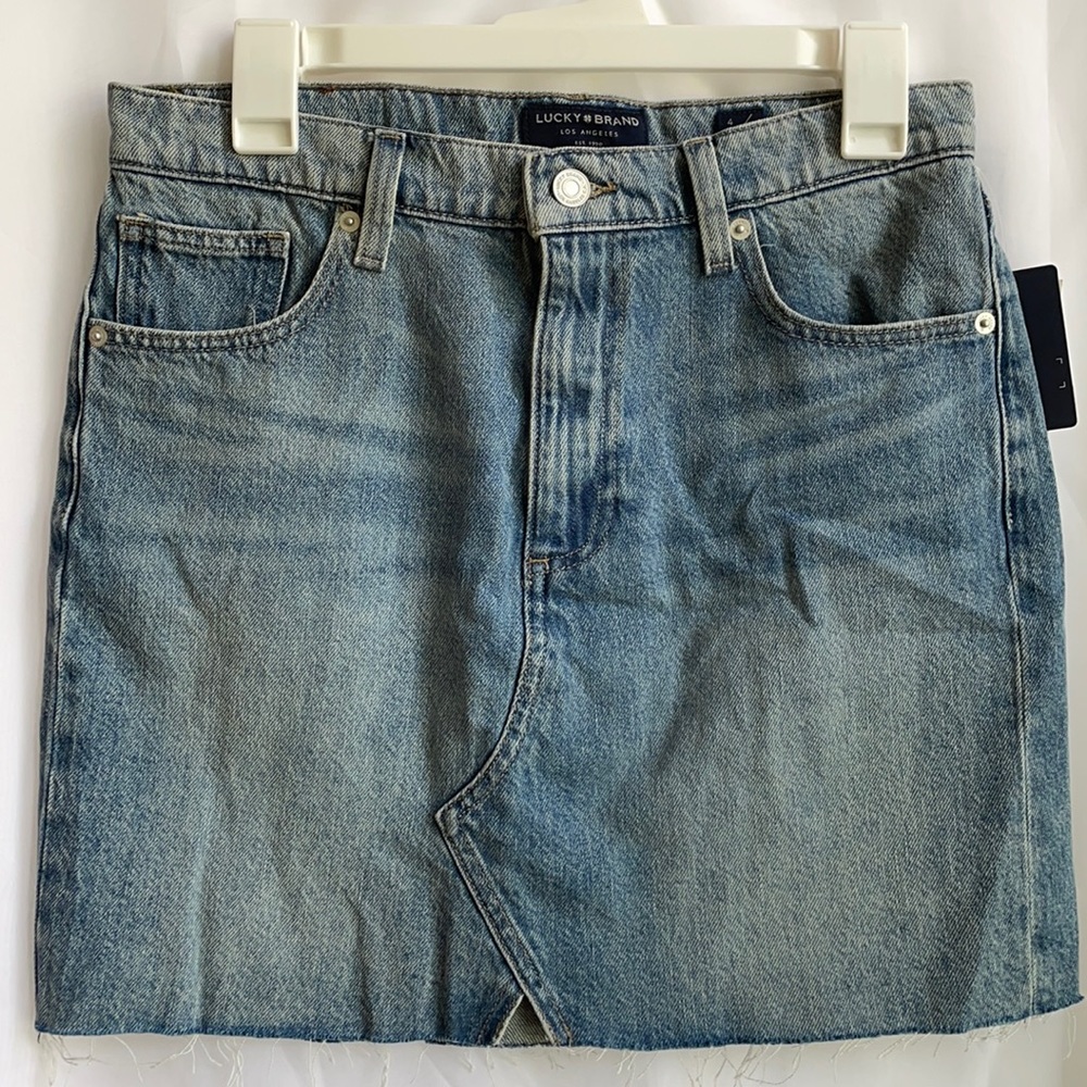 Lucky Brand Old Favorite Mini Denim Skirt